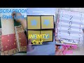 scrapbook style card | Infinity card | Pull up Card | New year Card #cards #creativebuddyniti