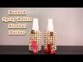 Diy Alcohol Spray Bottle Holder | How To Make | Beaded | Pearl #diy #beaded #howto #spraybottle