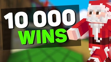 Hitting 10 000 wins in CubeCraft Bridges!