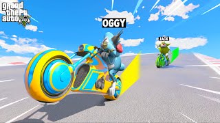 OGGY AND JACK ENJOYED CRAZY DEADLINE TRON CHALLENGE (GTA 5 Funny Moments) screenshot 5