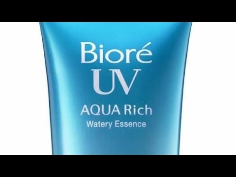 Sunscreen Week Kao Biore Uv Aqua Rich Watery Essence Spf 50 Pa Review And How To Use Youtube