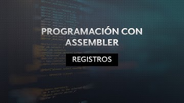 Programación con Assembler - Registros