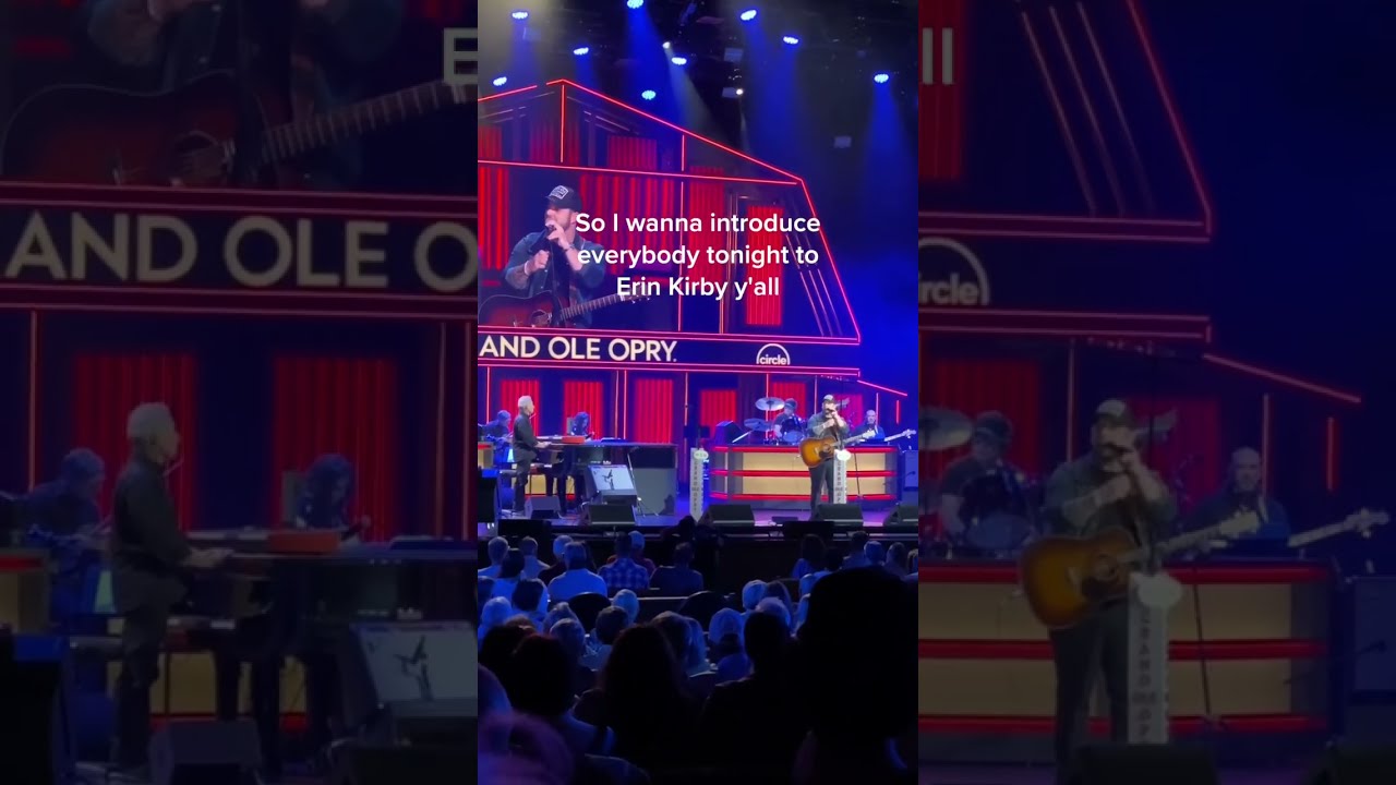 Not a bad way to debut this song liveOpryErinKirby you crushed it #opry #countrymusic