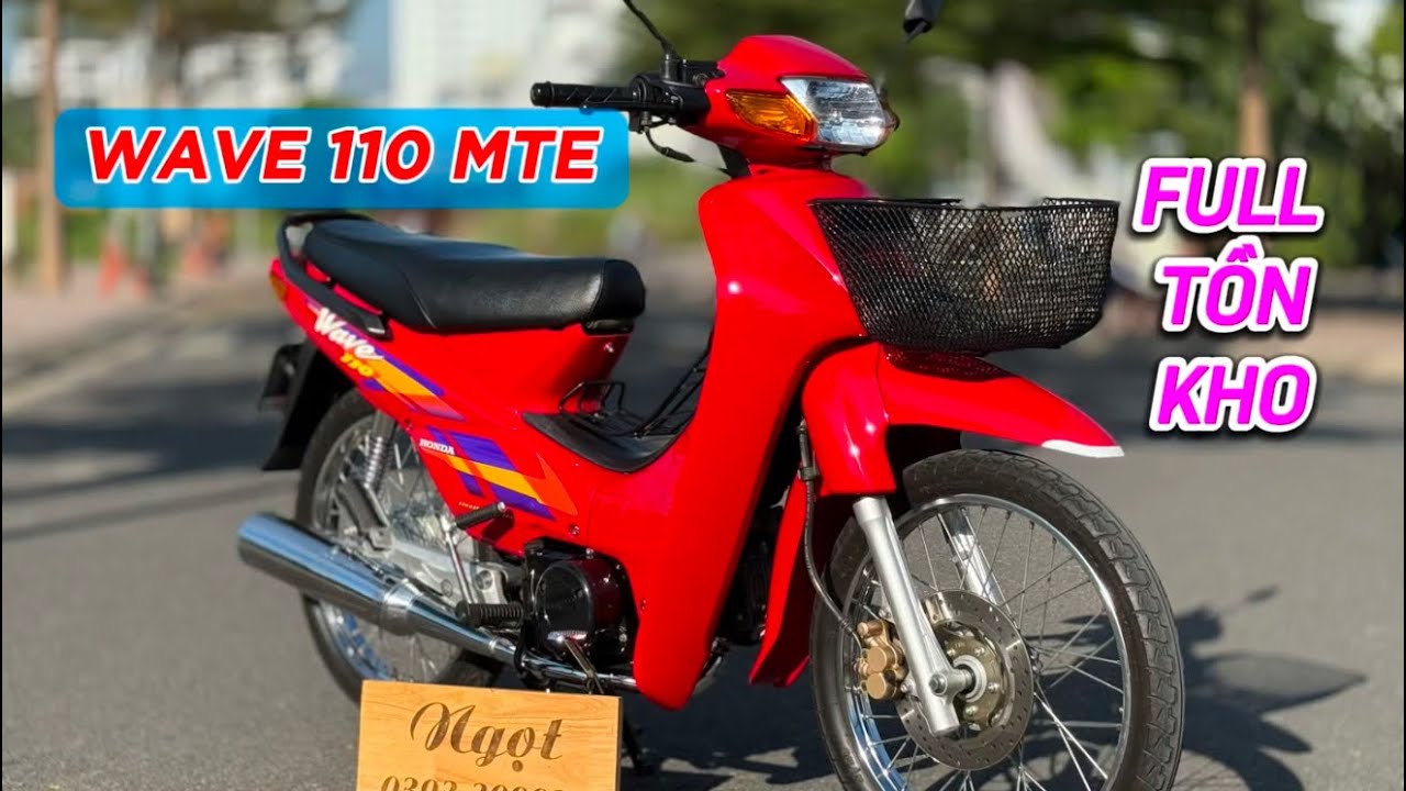 Honda Wave Thái 110 MTE đời 2000 . Thắng đĩa zin . Máy zin đầu chưa rớt . Sơn zin full đồ tồn kho