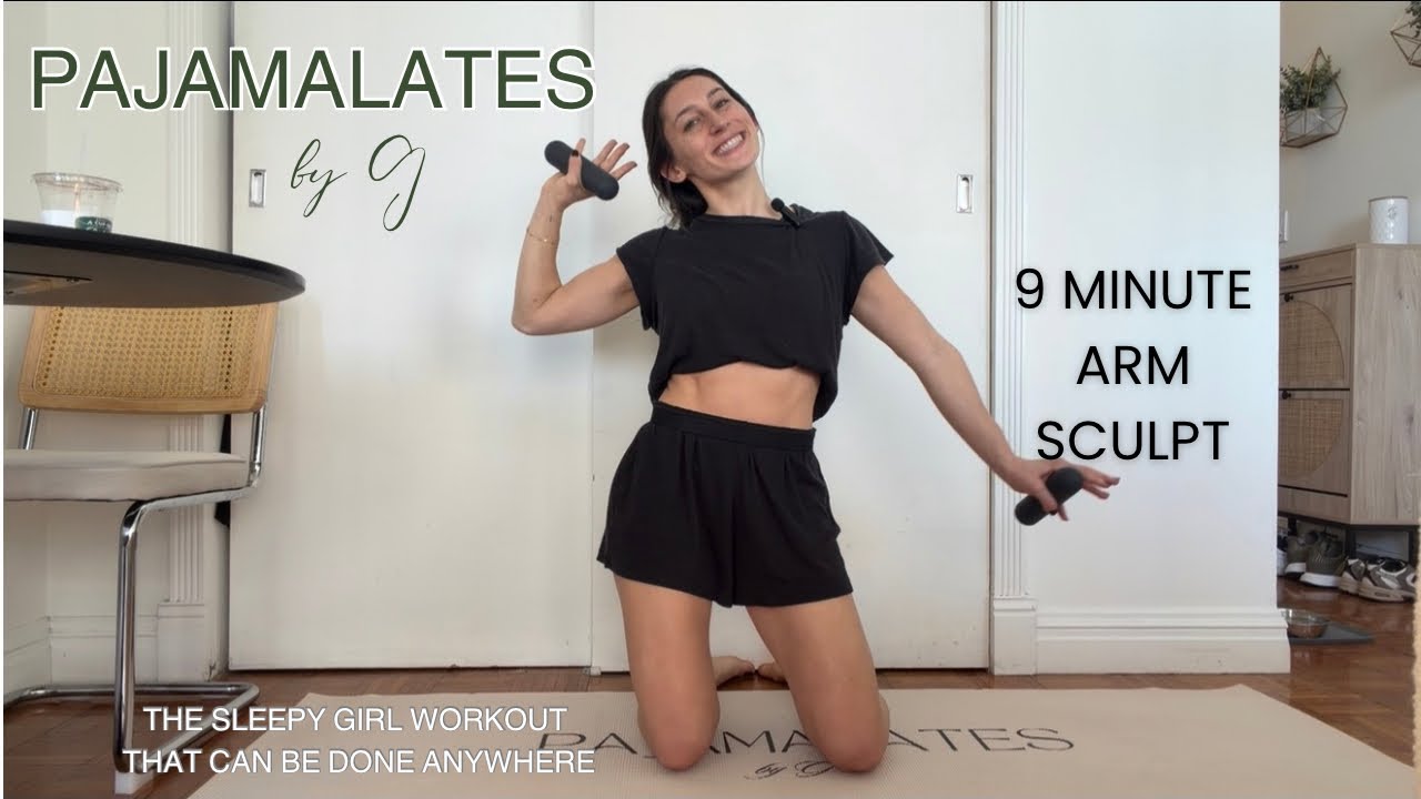 9 Minute Arm Sculpt | Pajamalates by G