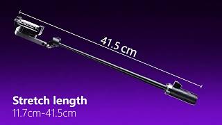Upgrade Magnetic Selfie Stick with Detachable Wireless Remote Control screenshot 3