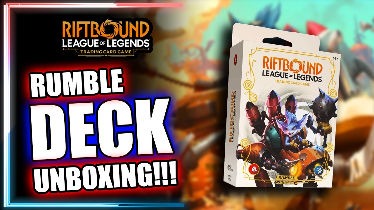Riftbound Spiritforge | Rumble Deck Unboxing - YouTube