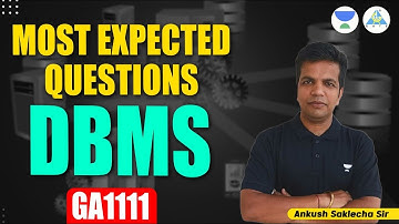 Most Expected Questions : DBMS || Ankush Saklecha #gate_2023 #gatecomputerscience