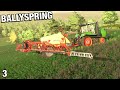 Using a spot spraying sprayer for the first time ballyspring fs22 ep 3