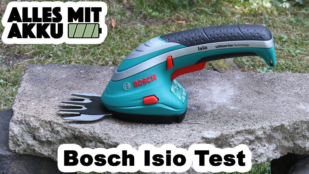 Bosch Isio Gartenschere Test | ALLES MIT AKKU - YouTube