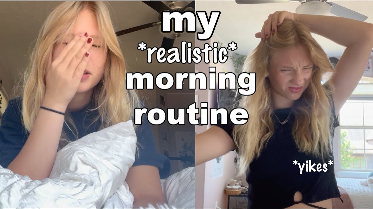 my *realistic* summer morning routine...