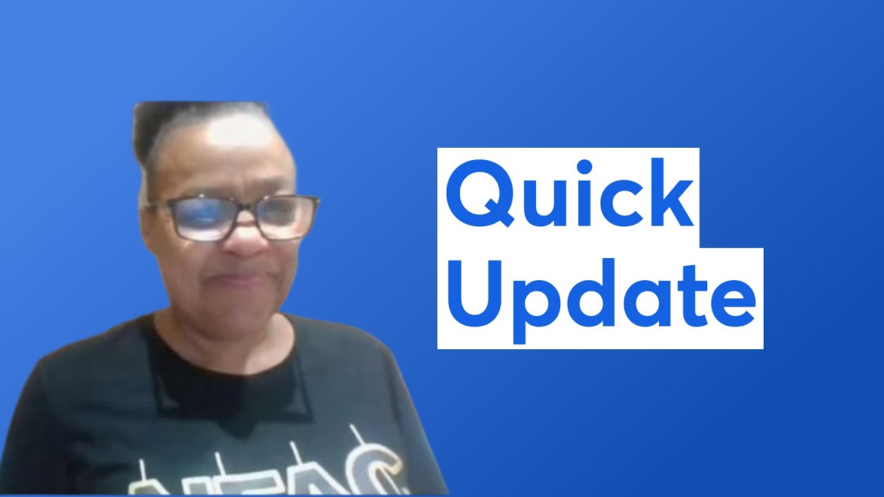 Quick Update - YouTube