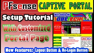 PFSENSE CAPTIVE PORTAL STEP BY STEP TUTORIAL | WITH CUSTOMIZE PAGES