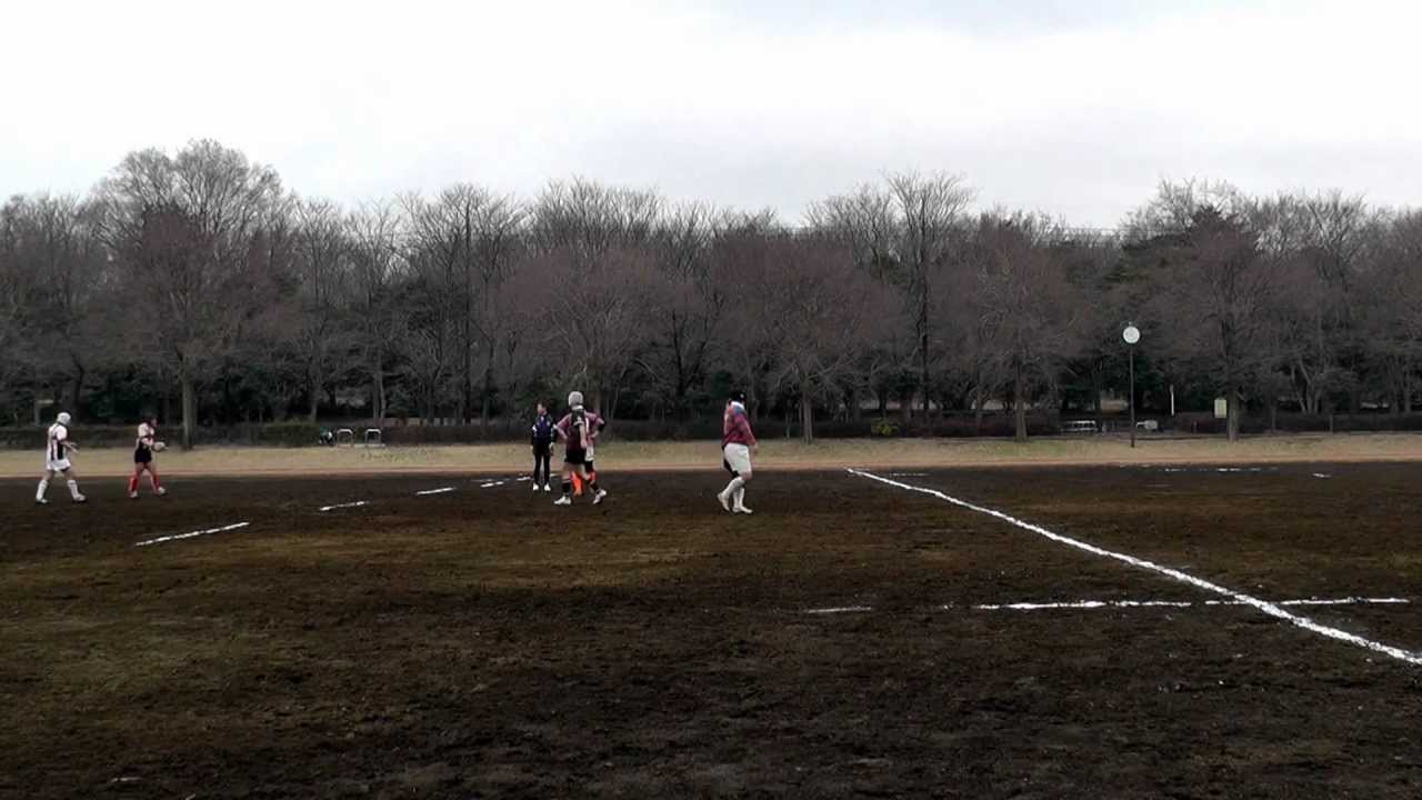 2013.02.02 練馬ラグビー5vs5練習試合1stラウンド(5min) - YouTube