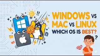 Windows vs macOS vs Linux: Which OS Is Best for You | Simply Explained (2D Animation)