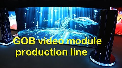 GOB LED video module production line｜Small pixel pitch GOB LED module manufacturing#led #GOB Module