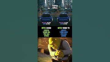 RTX 3060 vs GTX 1080 Ti #pcgaming #gpu