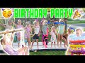 FRIEND BIRTHDAY PARTY | SIX YEAR OLD'S DREAM BIRTHDAY PARTY WITH FRIENDS | GYMNASTICS PARTY