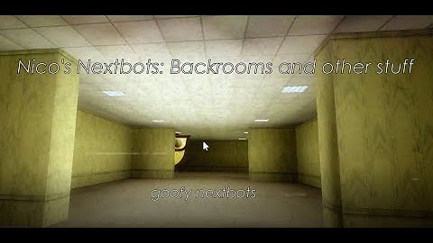 Backrooms, Radios, Safe zones and other things | Nico