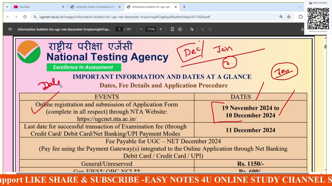 UGC NET December 2025 Notification , Application Form & Exam date | NTA UGC NET 2025 Form fill up