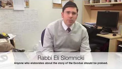 Rabbi Eli Slomnicki- Pesach Dvar Torah 2013