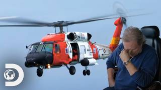 US Coast Guard Saves Crew From Trawler SMASHED Against Cliffs! | Deadliest Catch
