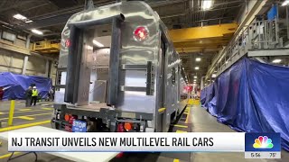 NJ Transit unveils America's first-of-their-kind double-decker trains | NBC New York