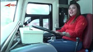 Driver Cantik Agra Mas Liena Ozora Trip Pati, Muria Raya