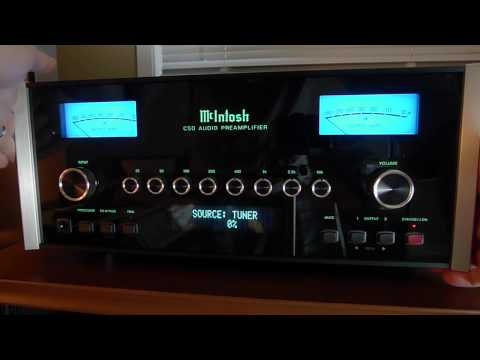 McIntosh C50 preamp overview