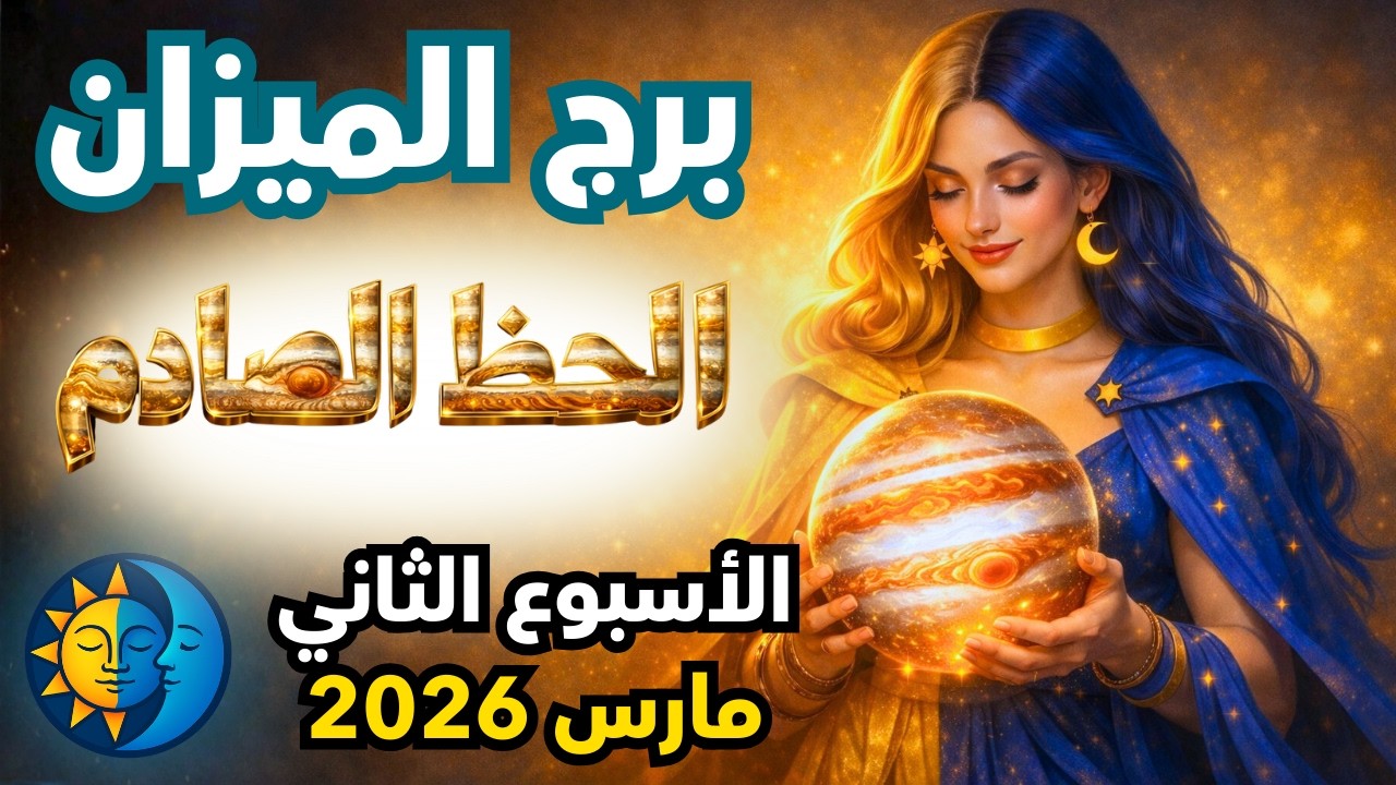 توقعات برج الميزان الاسبوع الثاني من شهر مارس 2026 ♎ المشتري يفتح الأبواب وعقد العمر في طريقه إليك!