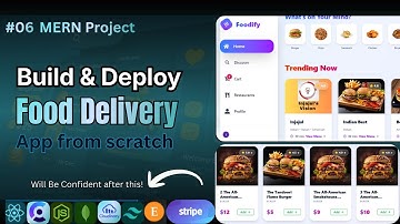 Build & Deploy A  Food Delivery App | E-commers | MERN Project | ( RTK, Stripe & Clerk)