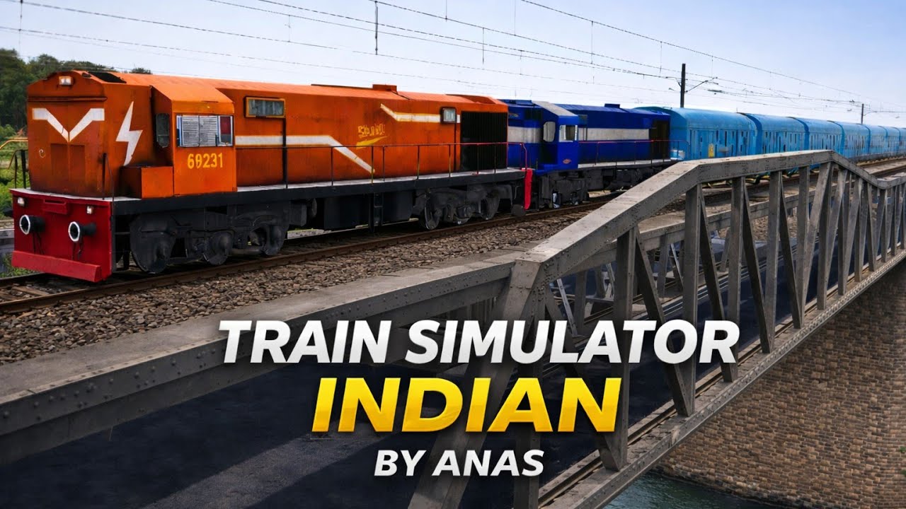 TRAIN SIMULATOR INDIA RE-DEVELOPMENT UPDATE | ANAS | BEST GRAPHICS | LONG ROUTE | ISHU K TECH