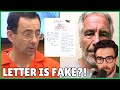 DOJ Claims Epstein Letter To Larry Nassar Is FAKE