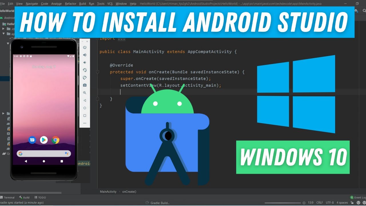 How to install android studio on windows 10 2022 Best IDE - YouTube