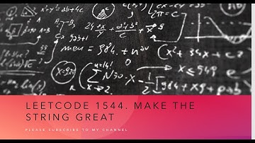 Leetcode 1544. Make The String Great