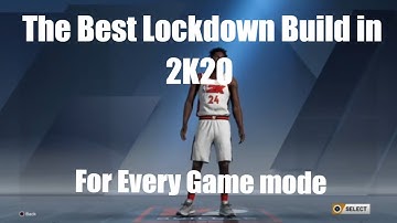 The Most Unstoppable Lockdown Build in NBA 2K20
