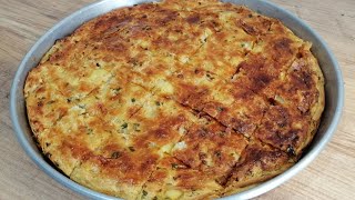 EL AÇMASI PATATESLİ BÖREK TARİFİ / SADECE İKİ BEZEDEN BİR TEPSİ BÖREK /EL AÇMASI BÖREK