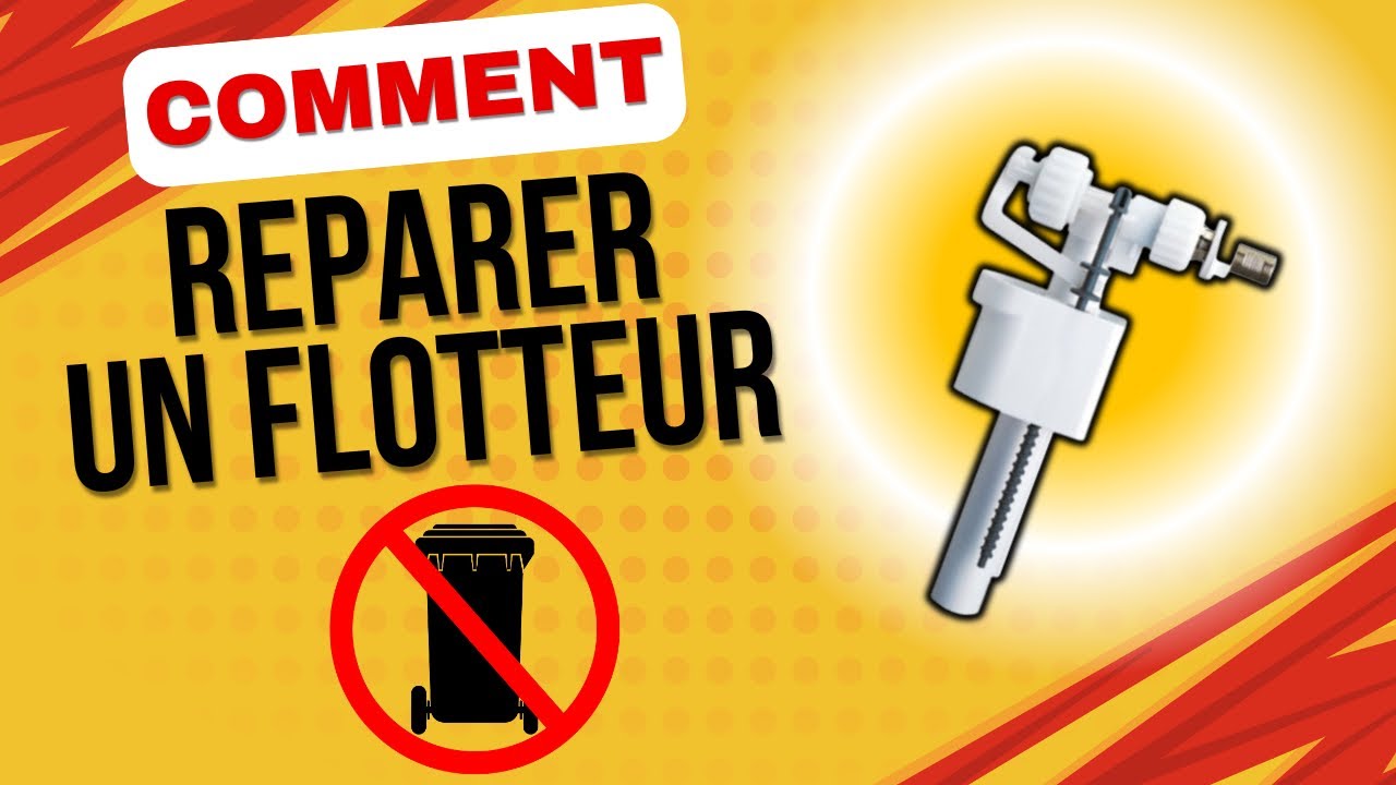 Comment réparer un robinet flotteur de WC