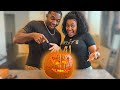 Pumpkin Carving Challenge Gone WRONG!! Couples Edition