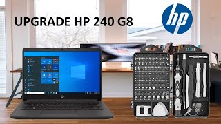 Upgrade Laptop HP 240 G8  [como desarmarla, aumentar RAM y Almacenamiento como actualizarla]