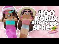 400 Robux Shopping Spree! 🛍 ୨୧ adorxelii
