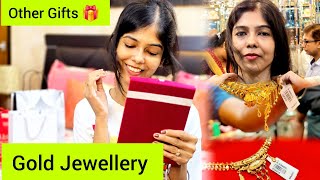 Gold Jewellery From Husband ❤️🧿❤️| 4th Year Motherhood  উপলক্ষে পেলাম আরও অনেক Gifts 🎁|#bengalivlog