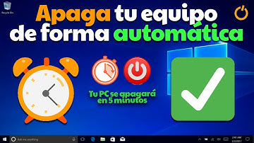 Apagado automático en PC | Apagar windows automático