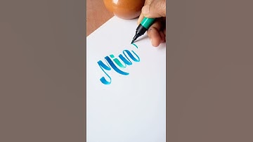 Satisfying brushpen calligraphy #handwriting #calligraphy #shorts #viral #art #brushpen #motivation