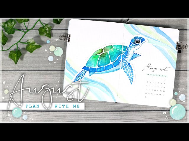 AUGUST 2020 Plan With Me // Bullet Journal Monthly Setup