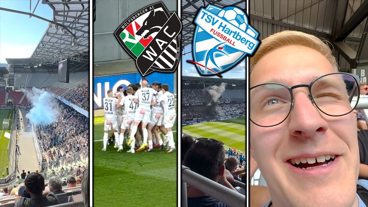 ÖFB CUP FINALE | WAC vs. HARTBERG ⚽ | 20500 Leute in Klagenfurt!