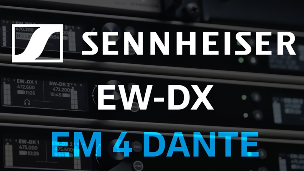 Inventory Update - Sennheiser EW-DX - EM4 Dante | J Davis Prosound & Lighting