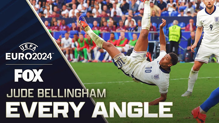 Jude Bellingham's 95th minute BICYCLE KICK goal against Slovakia | Every Angle 🎥