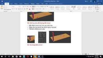 Học 3ds Max online : Cloning Mirror Align Array
