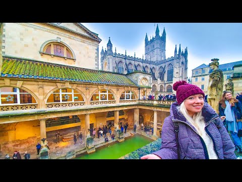 Exploring the Roman Baths & The City of Bath | Somerset, England | TRAVEL VLOG